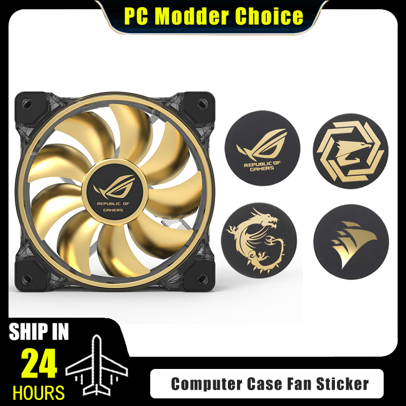 Computer Case Fan Logo Sticker - Pc Gaming Lounge review and price